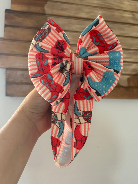 MERICA BOOTS BOW