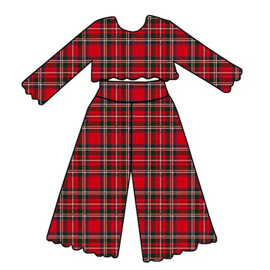 2 PIECE COMFY SET -  CHRISTMAS PLAID - PRE ORDER