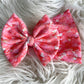 PINK HEARTS BOW