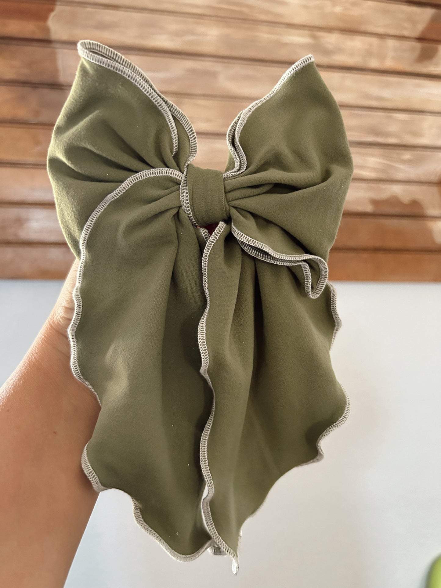 OLIVE SAILOR BOW