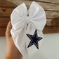 COWBOYS SAILOR BOW - WHITE