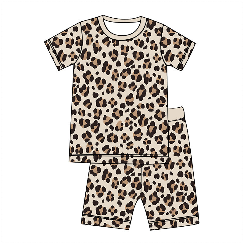 BAMBOO JAMMIES - 2 PIECE SET - LEOPARD PRINT