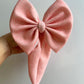 MAUVE DOTS BOW