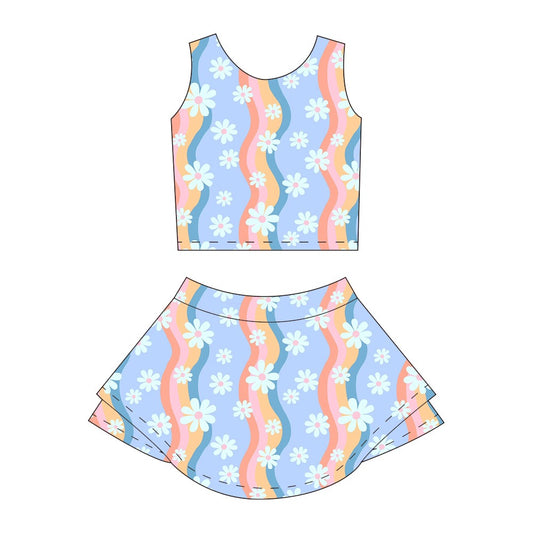 WAVY FLOWERS ATHLETIC SET / PRE ORDER