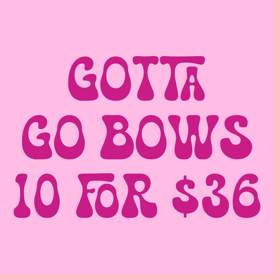 10 MYSTERY BOWS FOR $36