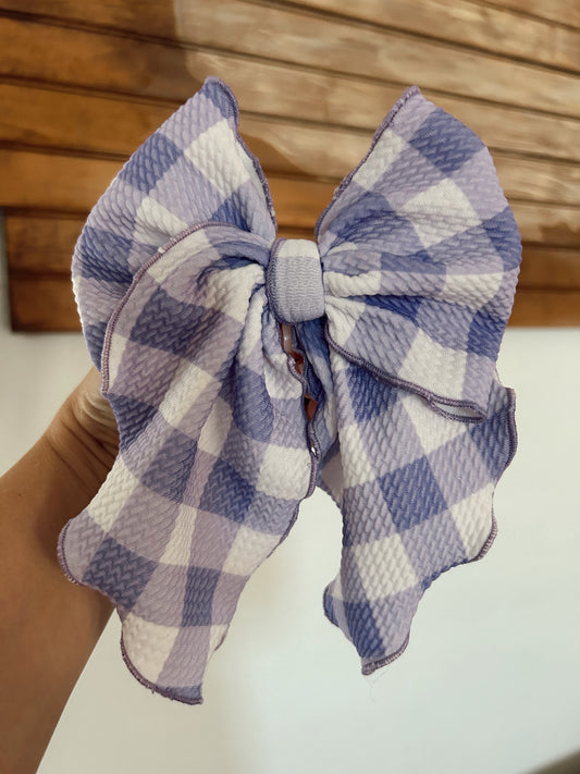 PURPLE PLAID SAILOR