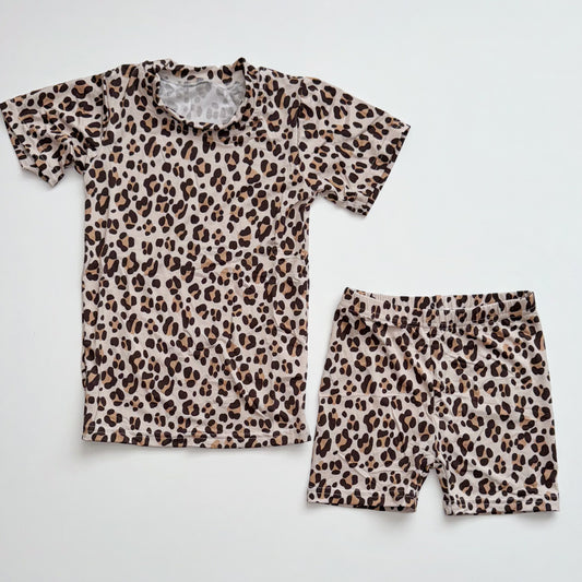 BAMBOO JAMMIES - 2 PIECE SET - LEOPARD PRINT