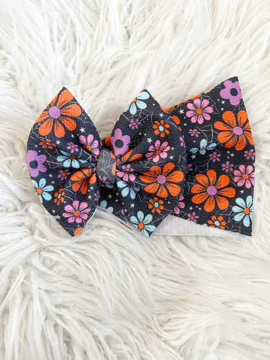 FLORAL WEBS BOW